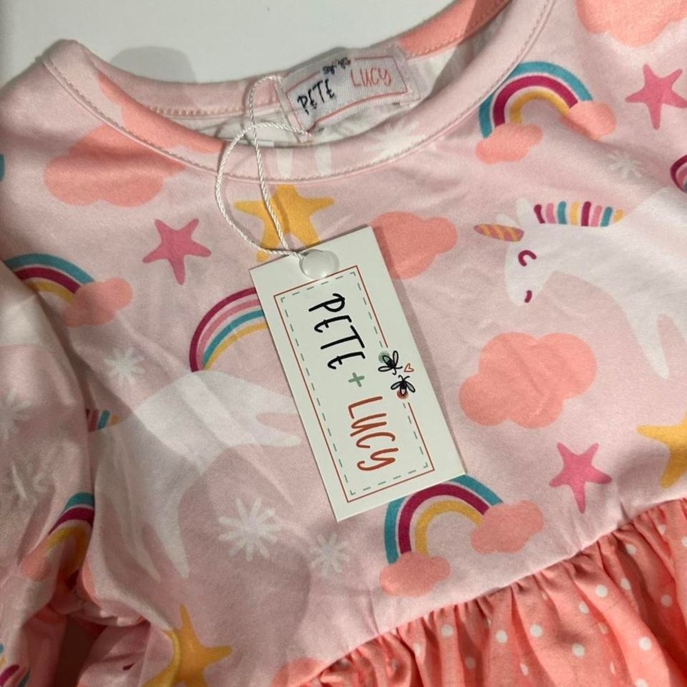 New Pete & Lucy 2 piece Set‎ w/leggings Size 10/12 - Picture 2 of 3